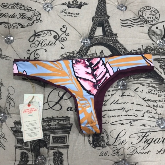 Maaji Beach Plum Sublime Cheeky Bikini Bottom - Picture 7 of 8